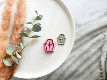 Tombstone Shape Halloween Cutter Collection Polymer Clay  Cutter • Fondant Cutter • Cookie Cutter